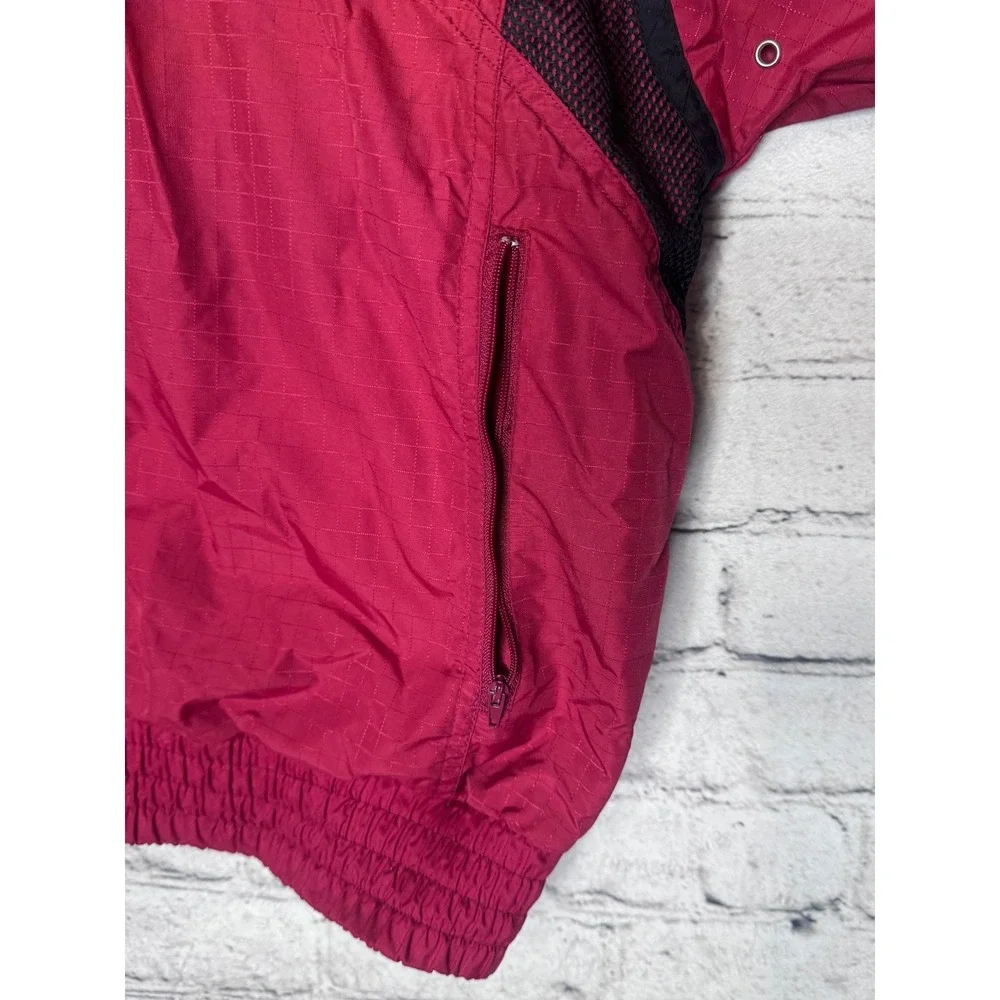 LOGO‎ 7 Arkansas Razorbacks Track Jacket Windbreaker Mens XXL Red